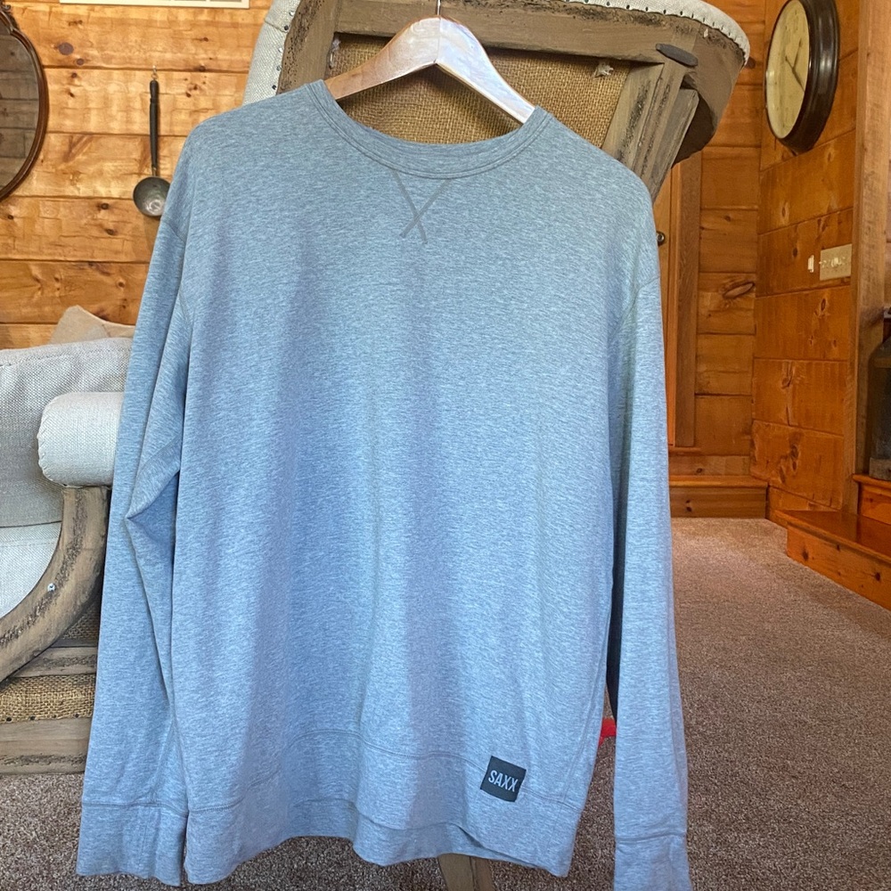Saxx Heather Gray Long Sleeve Top